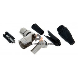 Neutrik NC3FRX Connettore angolato xlr cannon femmina 3 poli 90 gradi