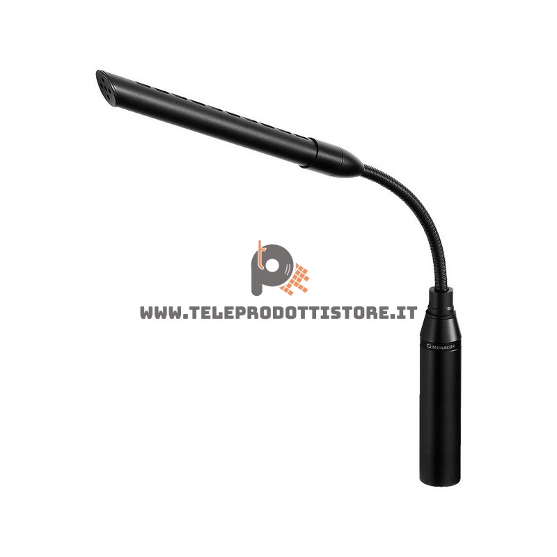 EMG-330P Monacor Microfono PA da tavolo MINI DIREZIONALE A ELETTRETE CONCOLLO DI CIGNO