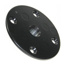 Adam Hall SM720 Supporto flangia a vite in alluminio metallo per diffusori sub incasso