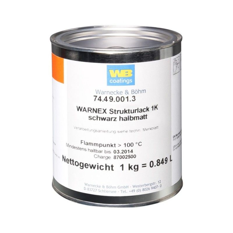 Vernice antigraffio testurizzata Warnex nero per diffusori acustici casse box sub scocche