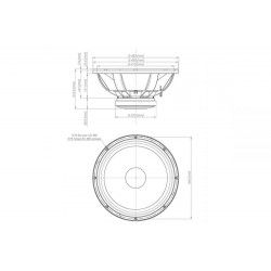 18LW1251 Eighteen Sound Altoparlante woofer Subwoofer 1000W 18" 18Sound