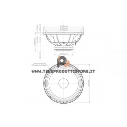 18LW1251 Eighteen Sound Altoparlante woofer Subwoofer 1000W 18"