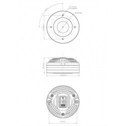 ND2T Eighteen Sound Driver tweeter 160W Titanio 1,4" 18Sound