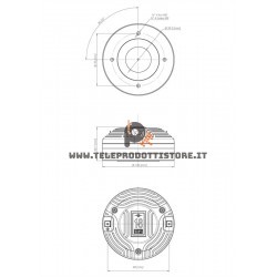 ND2T Eighteen Sound Driver tweeter 160W Titanio 1,4"