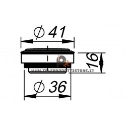 CTA195 Ciare coppia tweeter in alluminio 100 W 4 ohm CTA-195 CTA 195 auto incasso