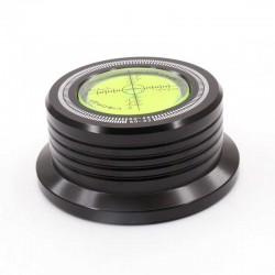 Viborg LP528B Clamp peso stabilizzatore disco giradischi hifi alluminio nero 33 45 giri
