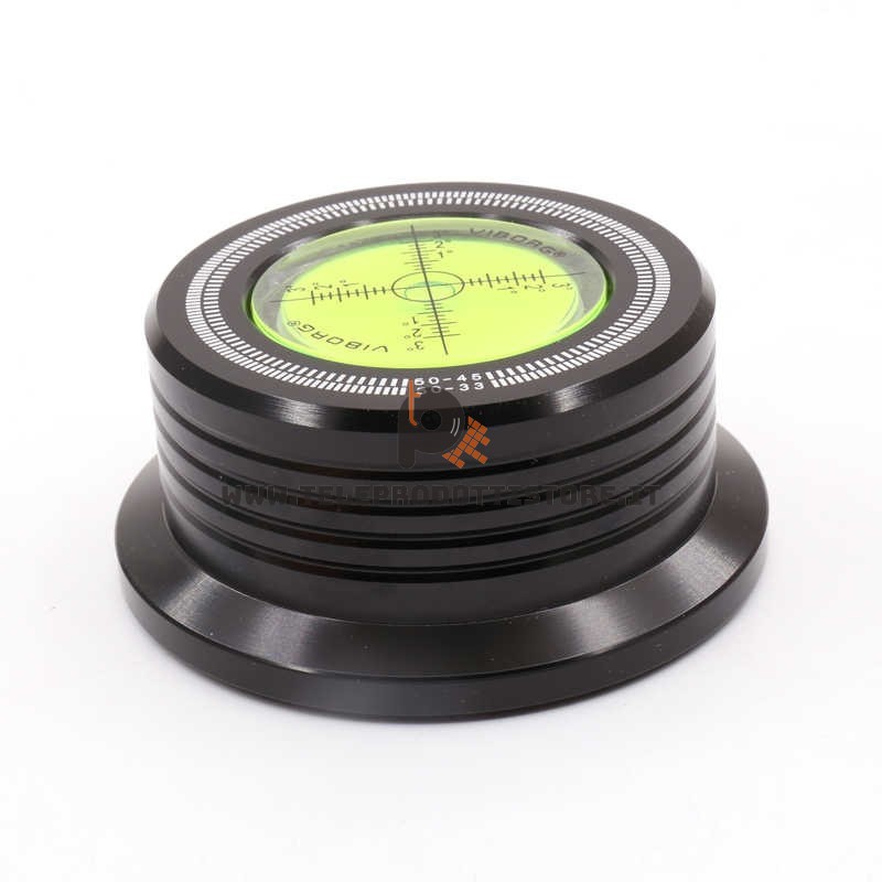 Viborg LP528B Clamp peso stabilizzatore disco giradischi hifi alluminio nero 33 45 giri