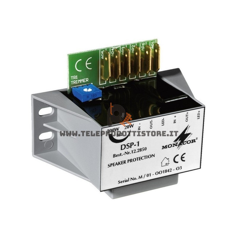 DSP-1 Monacor circuito di protezione per woofer altoparlante casse audio