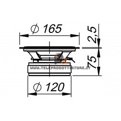 CMI160 Ciare Woofer 16 cm 450 W altoparlante da portiera SPL CMI 160 CMI-160