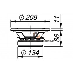 CMI200 Ciare Woofer 20 cm. 450 W altoparlante SPL CMI-200 CMI 200