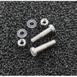 Kit viti di fissaggio testina per giradischi in alluminio shell perni