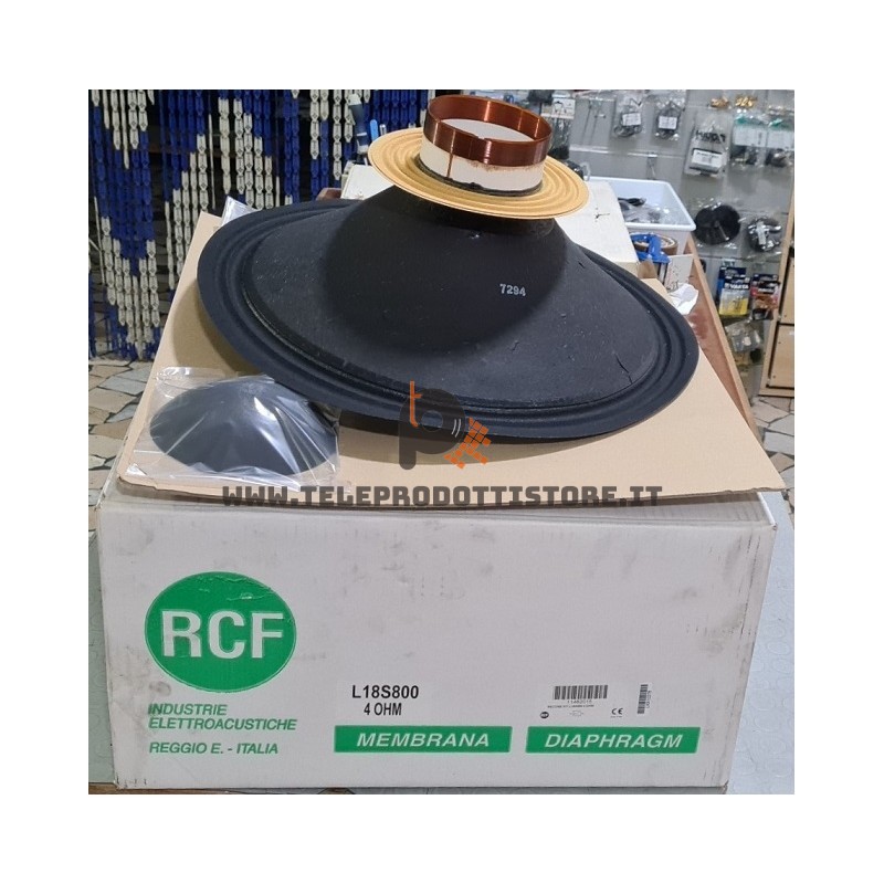 RK18S800 RCF Kit di riconatura woofer originale L18S800 4 Ohm 18"